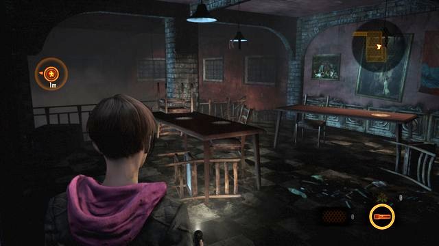 In the corner of the bigger one, you find a crate, whereas downstairs, there are three opponents. - Go to the tower - Contemplation- Claire - Resident Evil: Revelations 2 - Game Guide and Walkthrough