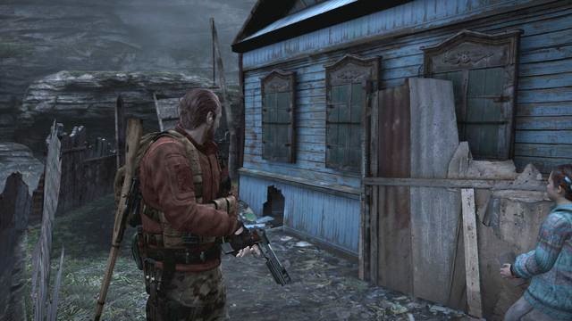 You can enter this house as Natalie (across the small hole in the screenshot) and open the door for Barry - Cross the village - Contemplation - Barry - Resident Evil: Revelations 2 - Game Guide and Walkthrough