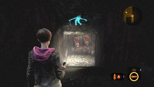 After you meet with Natalie nearly immediately you get to a big room, with a workbench inside, After you exit the room, at the top of the stairs, look at the ceiling to find the drawing - Kafka drawings (Moira) - Contemplation - Resident Evil: Revelations 2 - Game Guide and Walkthrough