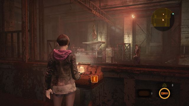 When inside, go past the container (a Sapphire on the platform, 500 PP) and destroy several crates on the other side - Find Neil - Butchery - Judgement - Claire - Resident Evil: Revelations 2 - Game Guide and Walkthrough