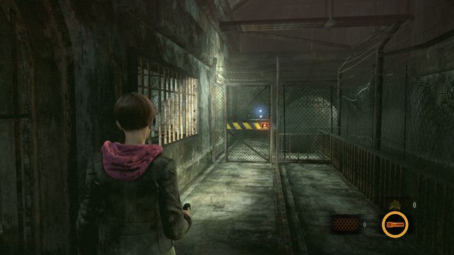 Approach the gate, which will open after a while. Downstairs, turn right and you will find a Tower Emblem behind the bars. - Get through the sewers - Judgement - Claire - Resident Evil: Revelations 2 - Game Guide and Walkthrough