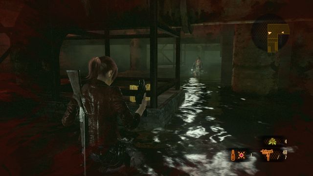 Downstairs, you will find a Rare Parts Box. - Get through the sewers - Judgement - Claire - Resident Evil: Revelations 2 - Game Guide and Walkthrough