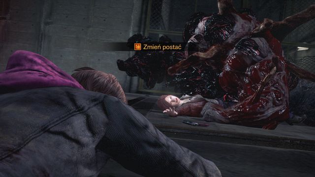 Switch to Moira and grab the gun or kill Neil as Claire by pressing the right key quickly. - Fight with Neil - Judgement - Claire - Resident Evil: Revelations 2 - Game Guide and Walkthrough