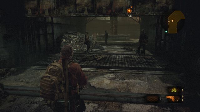 After opening the sluice gate number 3, you will be attacked by a few enemies. - Leave the sewers - Sluice gates - Judgement - Barry - Resident Evil: Revelations 2 - Game Guide and Walkthrough
