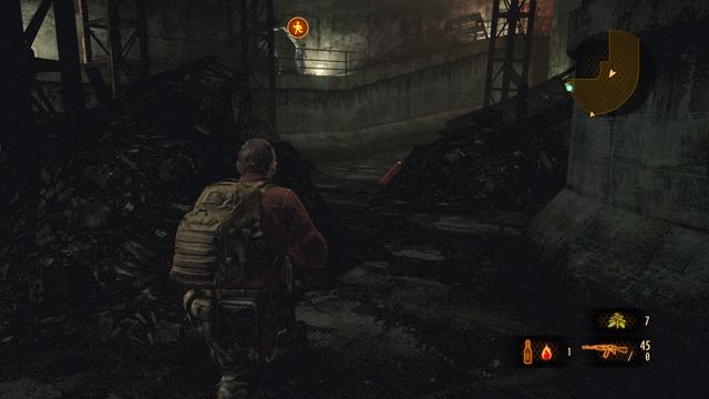 Here you will encounter the first invisible Glasp. - Leave the sewers - Sluice gates - Judgement - Barry - Resident Evil: Revelations 2 - Game Guide and Walkthrough