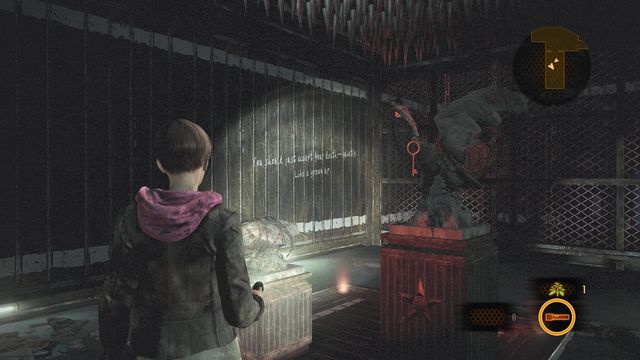In the first Factory, on the first floor - in the hawk room - Judgement - Claire - Documents - Resident Evil: Revelations 2 - Game Guide and Walkthrough