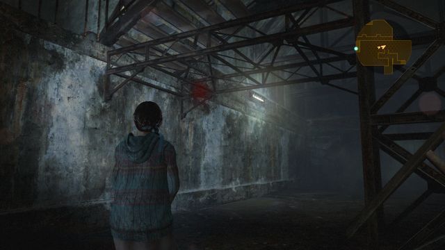 Shortly after starting the episode, you will enter a room in which there is a yellow device to which a lever should be attached - Insect larvae (Natalie) - Judgement - Resident Evil: Revelations 2 - Game Guide and Walkthrough
