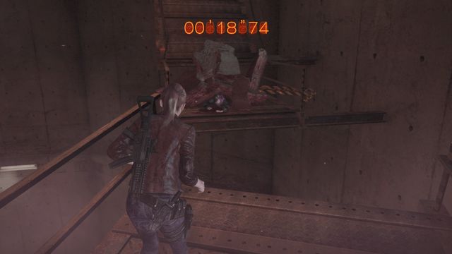 You cant help Moira - go to the hole in the building and end the campaign by jumping to the water. - Run from the monument - countdown - Metamorphosis - Claire - Resident Evil: Revelations 2 - Game Guide and Walkthrough