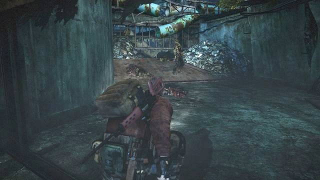 Few enemies will wake up when you get closer. - Go to the top of the cliff - Metamorphosis - Barry - Resident Evil: Revelations 2 - Game Guide and Walkthrough