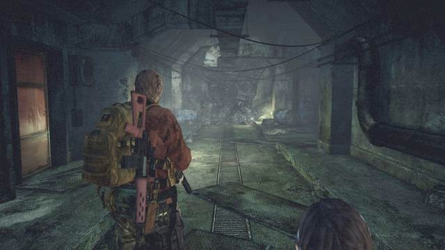After riding down, in the room on the left you will find note and map of the mines. - Follow Alex underground - Metamorphosis - Barry - Resident Evil: Revelations 2 - Game Guide and Walkthrough