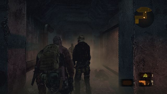 On the road to fan activator watch out for corridors full of undead. - Follow Alex - Metamorphosis - Barry - Resident Evil: Revelations 2 - Game Guide and Walkthrough