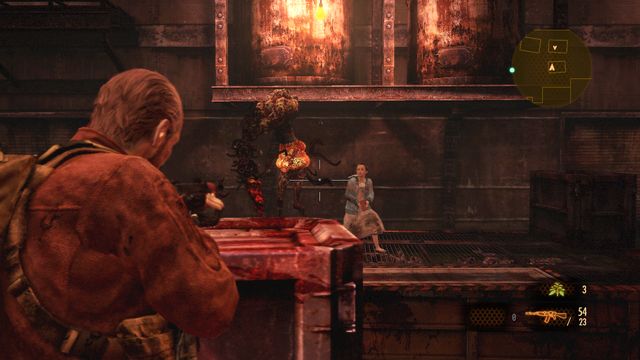 Last enemy is a hard opponent - during battle remember to keep distance. - Find Alex - continuing after finding Emblem key - Metamorphosis - Barry - Resident Evil: Revelations 2 - Game Guide and Walkthrough