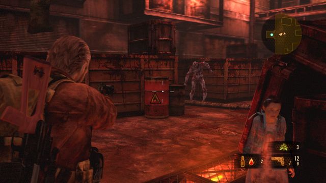Before the battle, collect all equipment that can be found here. - Find Alex - continuing after finding Emblem key - Metamorphosis - Barry - Resident Evil: Revelations 2 - Game Guide and Walkthrough