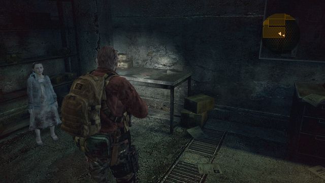 In the part where you will be searching for the key (behind the elevator use the ladder and go to the doors ahead) - Metamorphosis - Barry - Documents - Resident Evil: Revelations 2 - Game Guide and Walkthrough