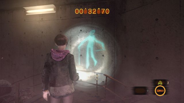 In the last phase of running down, after passing two upset ladders - Kafka Drawings (Moira) - Metamorphosis - Resident Evil: Revelations 2 - Game Guide and Walkthrough