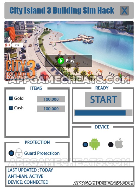City Island 3 Hack Cheat and Unlimited Cash, Unlimited Gold, Android iOS