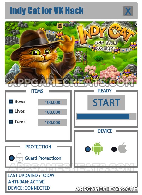 indy-cat-for-vk-cheats-hack-bows-lives-turns