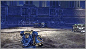 Moving left, youll reach the big gate [1] - 4 - Graias Titans - Walkthrough - Warhammer 40,000: Space Marine - Game Guide and Walkthrough