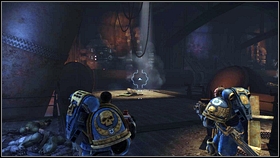 When you get off destroyed wagon, the cut-scene begins - youll get word about mysterious inquisitor [1] - 5 - Inquisitor - Walkthrough - Warhammer 40,000: Space Marine - Game Guide and Walkthrough