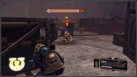In further road move through the gate next to the mentioned ammo [1] - 5 - Inquisitor - Walkthrough - Warhammer 40,000: Space Marine - Game Guide and Walkthrough