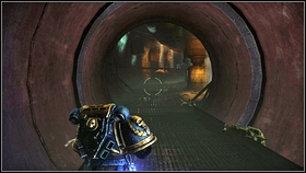 Tunnel leads you to the door, which can be easily opened [1] - 7 - Heart of Darkness - Walkthrough - Warhammer 40,000: Space Marine - Game Guide and Walkthrough