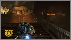 After fight, search the room - 8 - Whispers of The Dead - p. 1 - Walkthrough - Warhammer 40,000: Space Marine - Game Guide and Walkthrough