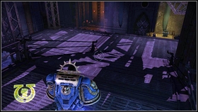 That way you'll reach stairs, leading to the iron footbridge [1] - 12 - Dying of the Light - p. 1 - Walkthrough - Warhammer 40,000: Space Marine - Game Guide and Walkthrough