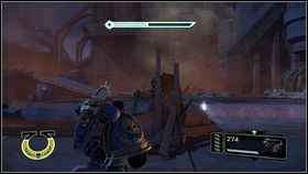 When you shot, part of enemies change into red chaos demons [1] - 15 - Prince of Daemons - Walkthrough - Warhammer 40,000: Space Marine - Game Guide and Walkthrough