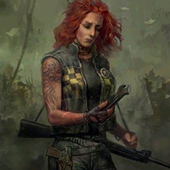 Angela offers lots of support. - NPCs that can be enlisted in the party - The party - Wasteland 2 - Game Guide and Walkthrough