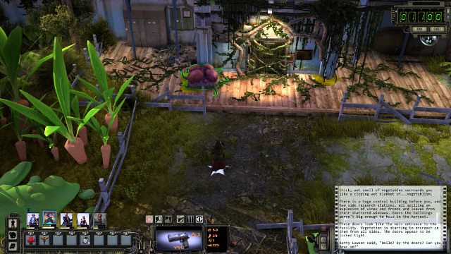 Over the intercom, you will hear Kathy Lawson, but before you approach to answer her, note the four pulsating balloons on the left side of the door in the screenshot - Ag center - fields - Ag center - locations - Wasteland 2 - Game Guide and Walkthrough