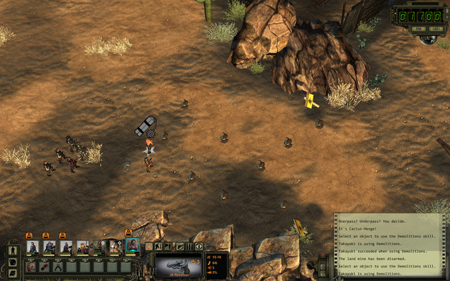 If, while heading towards the farm, you walked around the mine field, next to the building of the Skorpions, the swine will blow up there - Miscellaneous - The Prison - quests - Wasteland 2 - Game Guide and Walkthrough