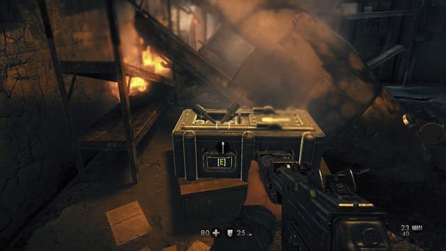 You can use these grenades to destroy the turret - Deathsheads Compound - Main missions - Wolfenstein: The New Order (coming soon) - Game Guide and Walkthrough