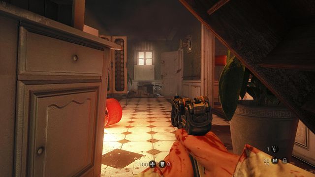Go down through the white door - Asylum - Main missions - Wolfenstein: The New Order (coming soon) - Game Guide and Walkthrough
