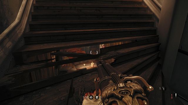 Under the stairs marked on the map with A. You have to shoot the lock from here - Asylum - Secrets - Wolfenstein: The New Order (coming soon) - Game Guide and Walkthrough