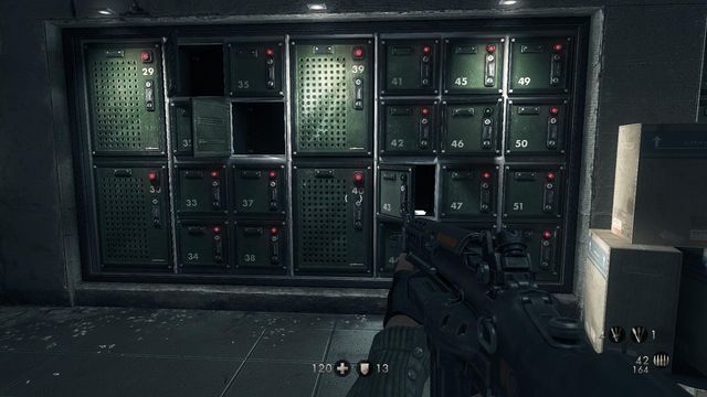 Locker 43 hides the code - A New World - Secrets - Wolfenstein: The New Order (coming soon) - Game Guide and Walkthrough
