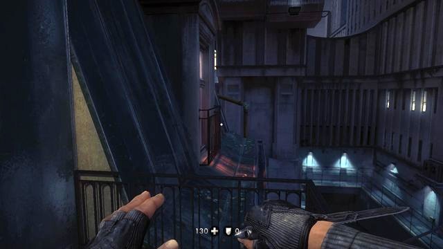 Turn left on this balcony - The Eisenwald Prison - Secrets - Wolfenstein: The New Order - Game Guide and Walkthrough