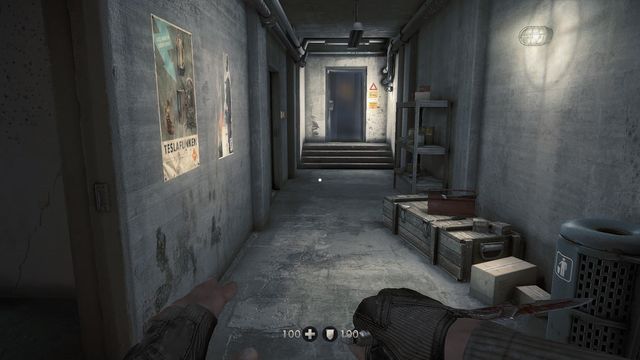 In the room on the left - The Eisenwald Prison - Secrets - Wolfenstein: The New Order - Game Guide and Walkthrough