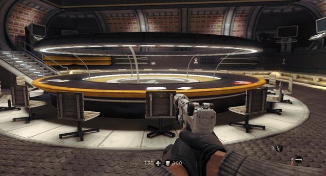 By this table - Moon Base - Secrets - Wolfenstein: The New Order - Game Guide and Walkthrough