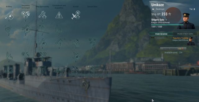 Spend obtained skill points wisely. Currently it is not possible to reset them. - Captains - Game mechanics - World of Warships - Game Guide and Walkthrough