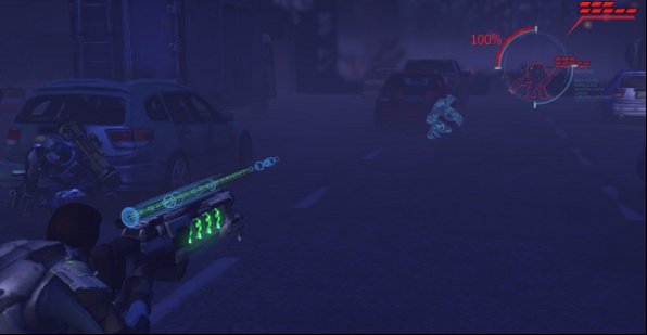 In the background: a soldier in the Ghost Armor detects enemy while being cloaked. - Tactics - How to play to win - XCOM: Enemy Unknown - Game Guide and Walkthrough