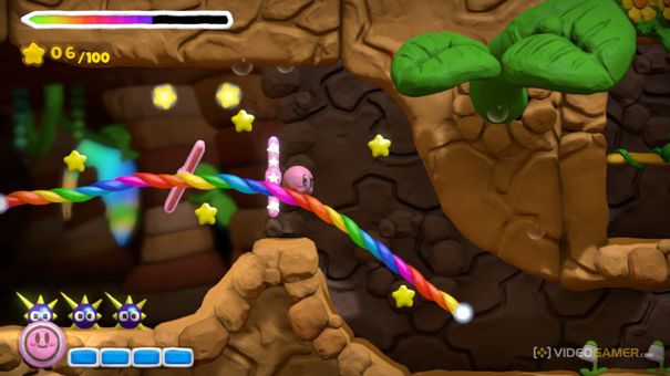 Kirby and the Rainbow Curse screenshot