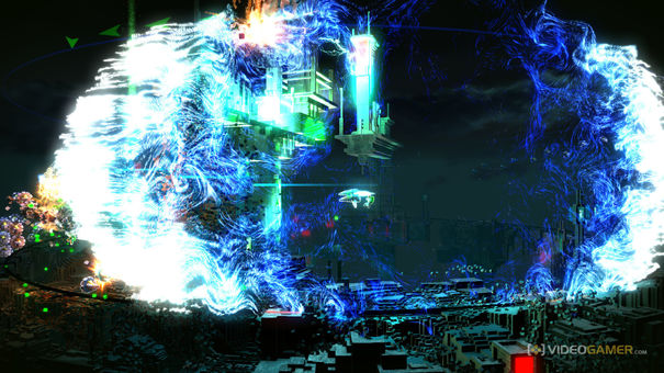 Resogun screenshot