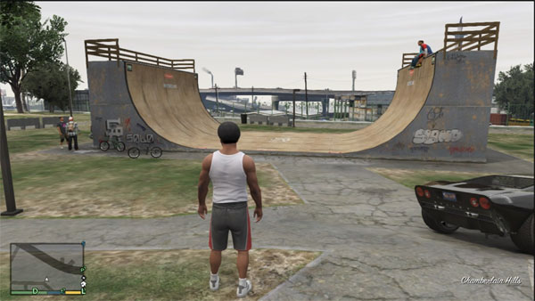 Half pipe location in Grand Theft Auto 5 and GTA Online