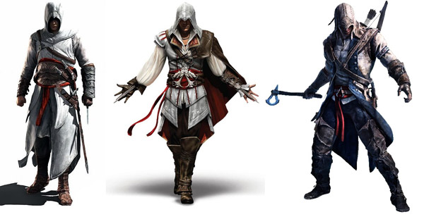 Unlockable costumes in Assassin's Creed 3