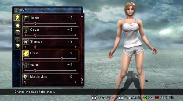 Soul Calibur 5: Change Female Breast Size