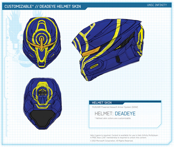 How to get the Deadeye helmet in Halo 4