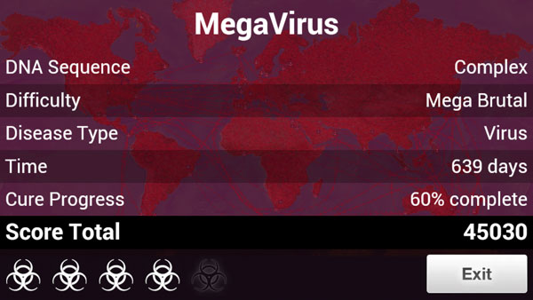 Plague Inc - Virus on Mega Brutal