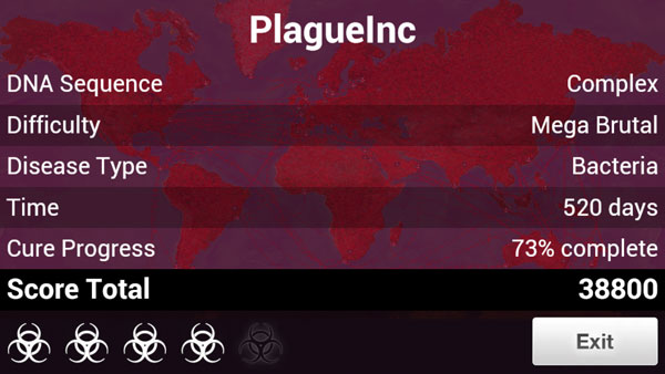Plague Inc - Bacteria Mega Brutal