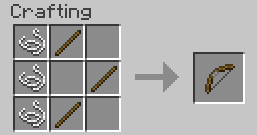 Minecraft: How to make a bow