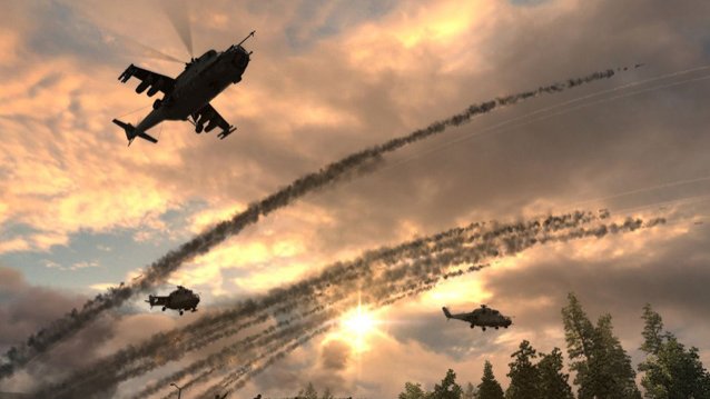 World in Conflict, cluster bombing